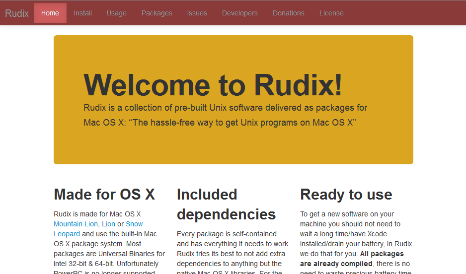 Rudix Site Image